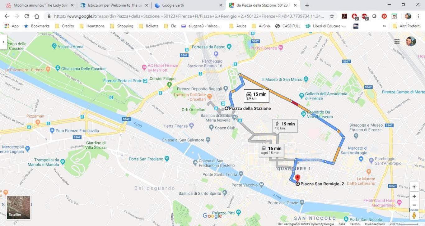 5 Min Dagli Uffizi Suite Wifi Confort Florença Exterior foto